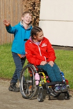 Rafael und Silvia unterwegs.